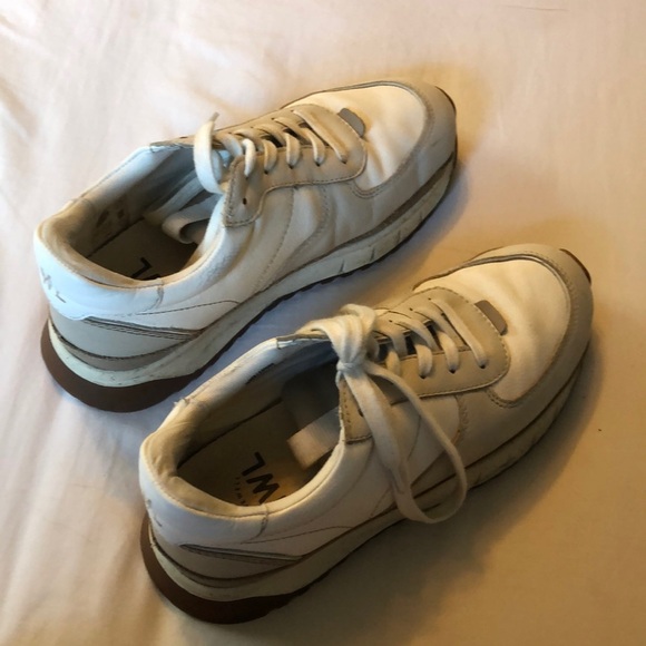 Madewell Kickoff Trainer Everyday Cloud Sneakers in Neutral Colorblock Leather - Picture 7 of 16